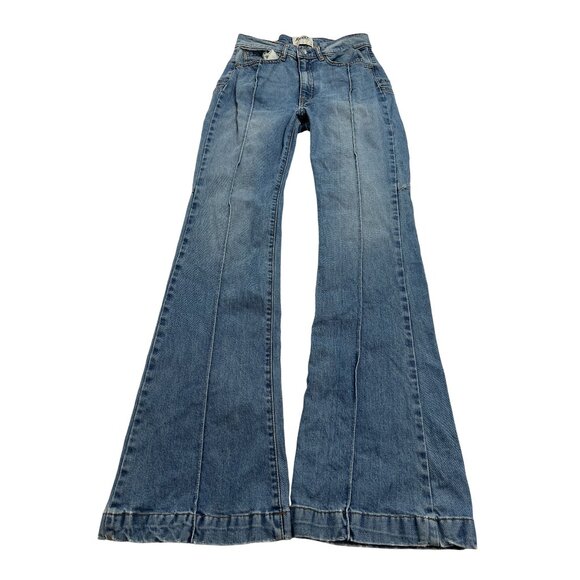 Revice Venus Flares Jeans in Eclipse Wash - Picture 1 of 6